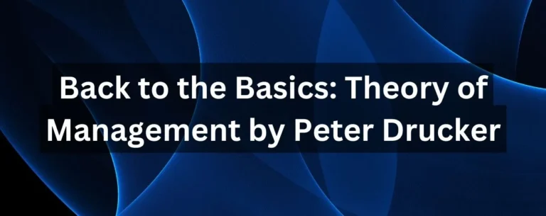 Theory of management